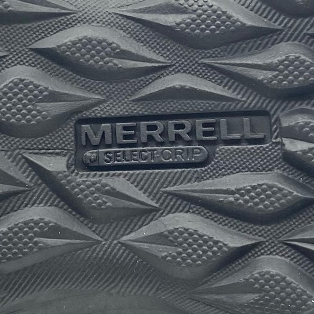 Merrell Womens Siren Guided Moc Jersey Trail Shoes Sz 7 Black Gray Leather - Picture 13 of 14